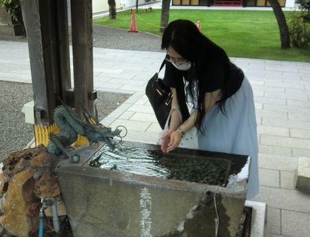 西野神社 手水舎