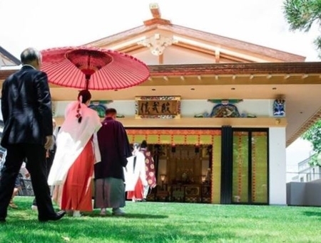 神前結婚式のイメージ写真(参進)