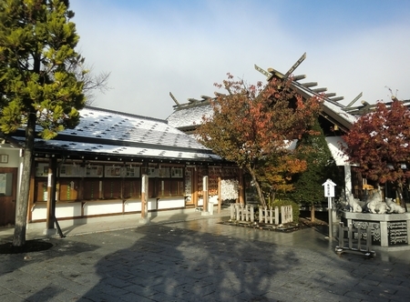 令和2年11月4日の西野神社境内