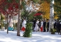 西野神社 神前結婚式での参進