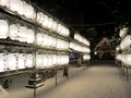 令和２年末の西野神社　参道と奉納提灯