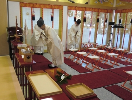 令和2年 西野神社師走大祓式(疫病対策 参列者無し)