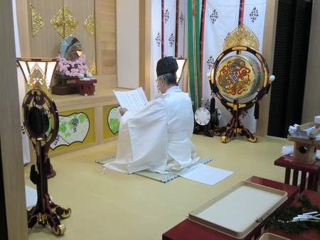 令和2年　西野神社師走大祓式（疫病対策 参列者無し）