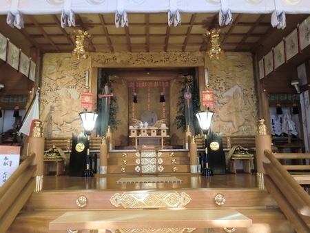令和3年 西野神社三が日 社殿内