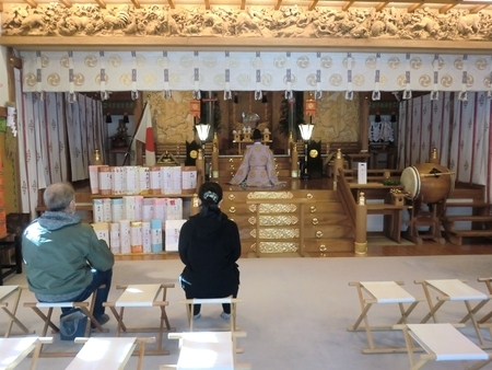 令和3年 西野神社三が日　社殿での御祈祷