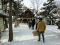 令和3年　西野神社 どんど焼きの日の境内