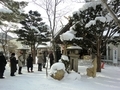 令和3年　西野神社 どんど焼きの日の境内