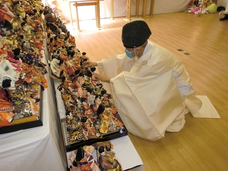 令和3年　西野神社 人形供養祭準備