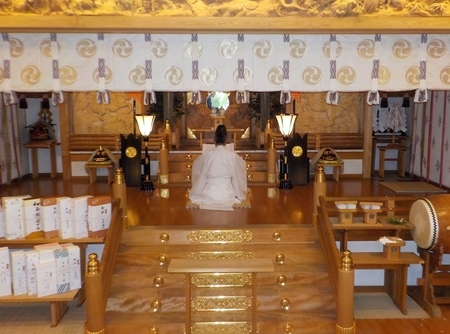 令和3年　西野神社 夏越大祓式（社殿内での神事）