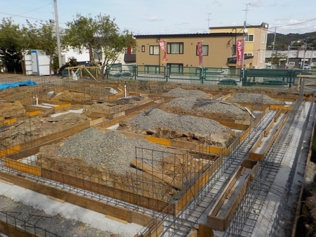 西野神社参集殿 建設工事中