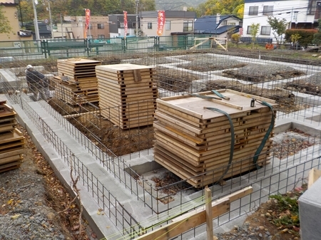 西野神社参集殿 建設工事中