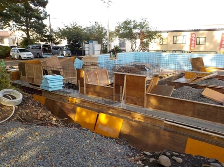 西野神社参集殿 建設工事中