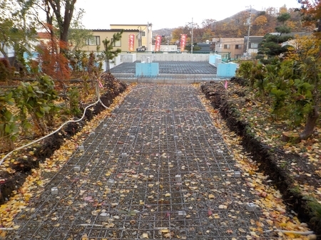 西野神社参集殿 建設工事中