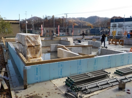 西野神社参集殿 建設工事中