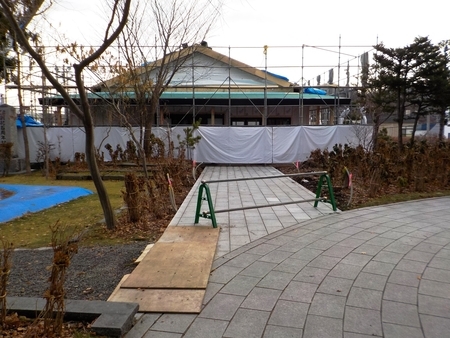 西野神社参集殿 建設工事中