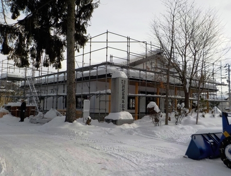 西野神社参集殿 建設工事中