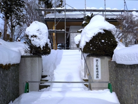 西野神社参集殿 建設工事中