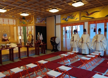 令和4年　西野神社 師走大祓式（感染症対策のため参列者無し）