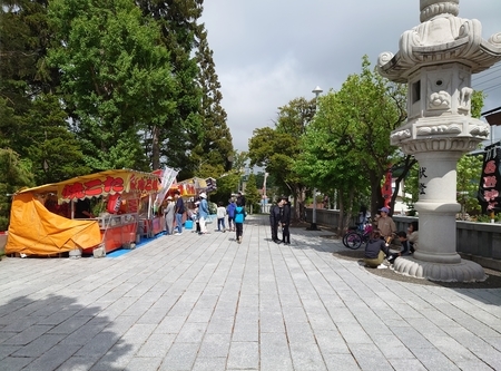 令和4年5月 西野神社での露店営業