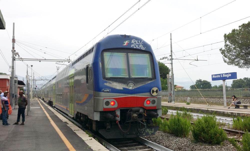 Monte S. Biagio駅にて Monte S. Biagio駅にて