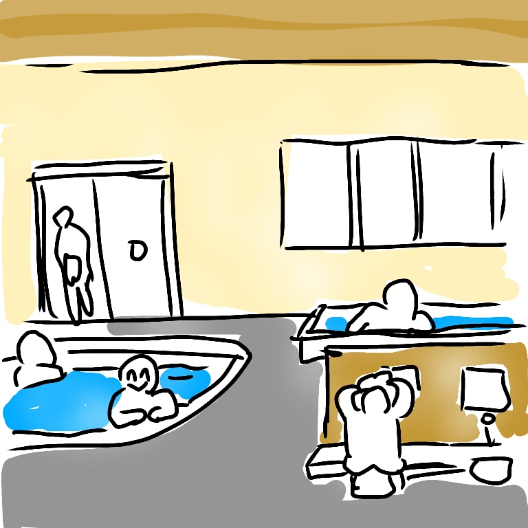 スパ施設イラスト スパ施設イラスト