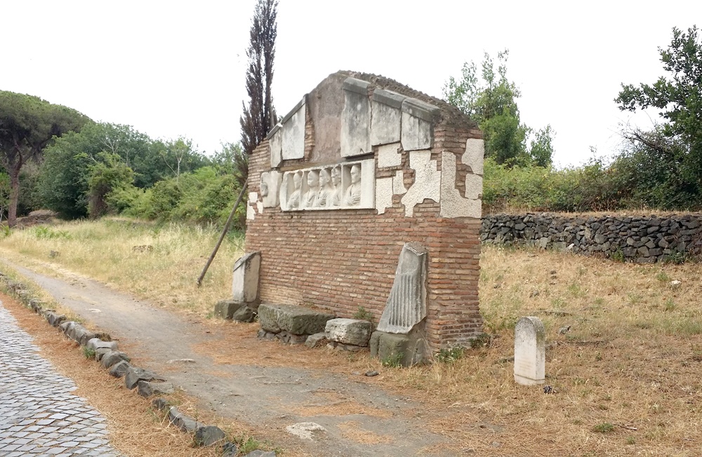 アッピア街道の遺跡 アッピア街道の遺跡