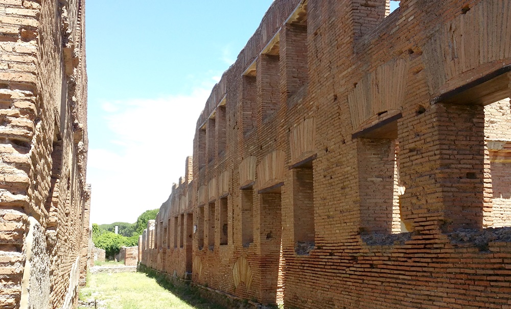 オスティア・アンティカの古代マンション オスティア・アンティカの古代マンション