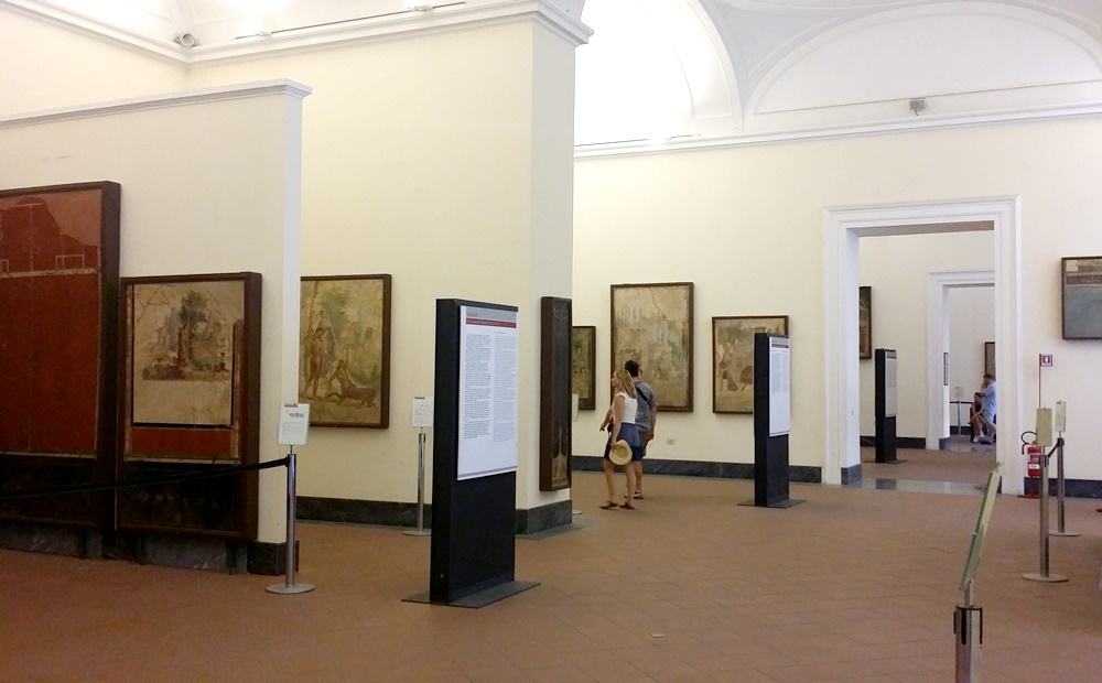 ナポリ考古学博物館のフレスコ画 ナポリ考古学博物館のフレスコ画