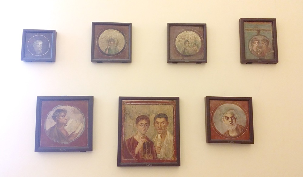 ナポリ考古学博物館のフレスコ画 ナポリ考古学博物館のフレスコ画