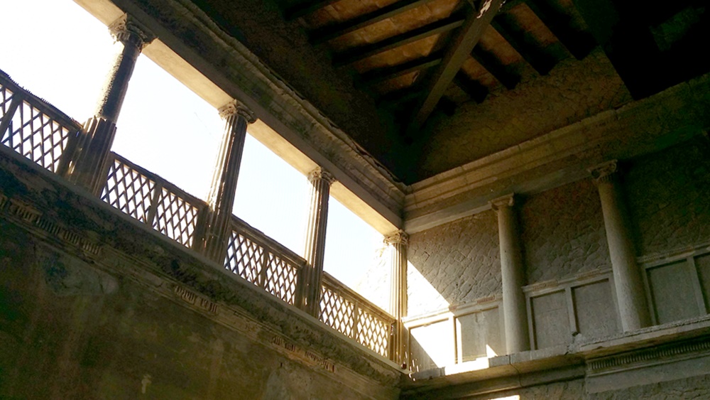 エルコラーノ遺跡の屋内 エルコラーノ遺跡の屋内