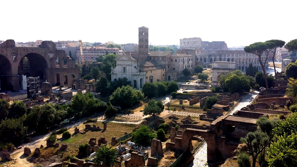 フォロ・ロマーノの全景