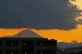 今年最後の富士山と夕焼け。