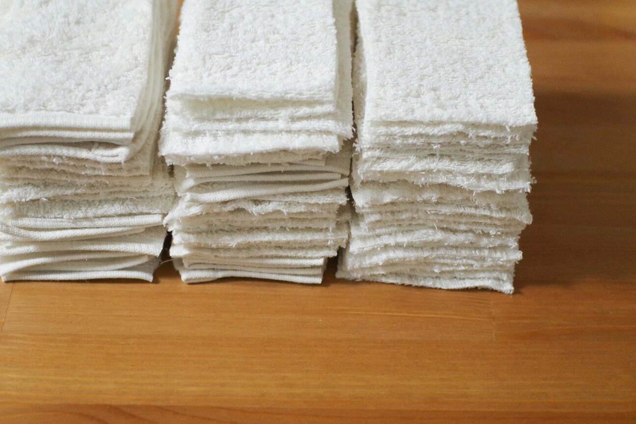 日々のお掃除に 使い古したタオルを再利用 使い捨てミニぞうきん ゆる日記