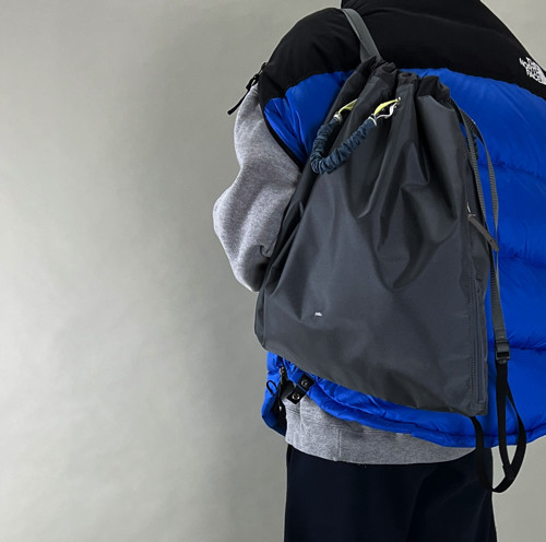 Zattu青色 バックパック 編み込みハンドル メンズ Zattu青色 バックパック 編み込みハンドル
