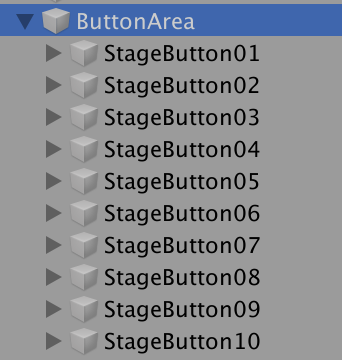 【Unity】複数のボタンに順番に番号を振る方法