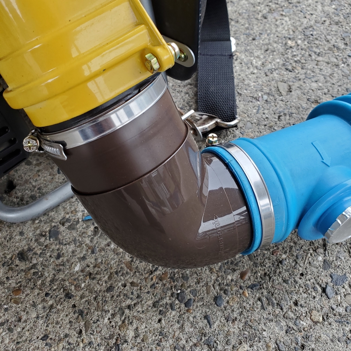 ロビン動力散布機をブロワーに改造 - noajiiのブログ