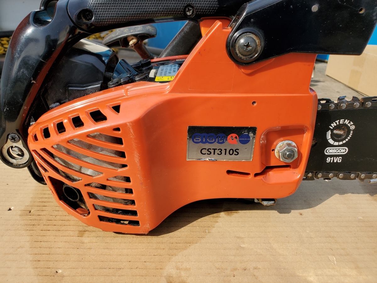 丸山製作所 エンジンチェーンソー 350㎜ CST310S 動作確認済み 取説付き