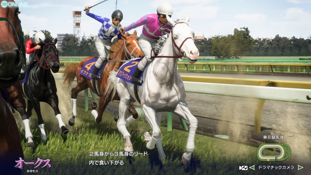 ウイニングポスト10、白毛大過ぎ伝説です。 - ゲームとお食事だけして