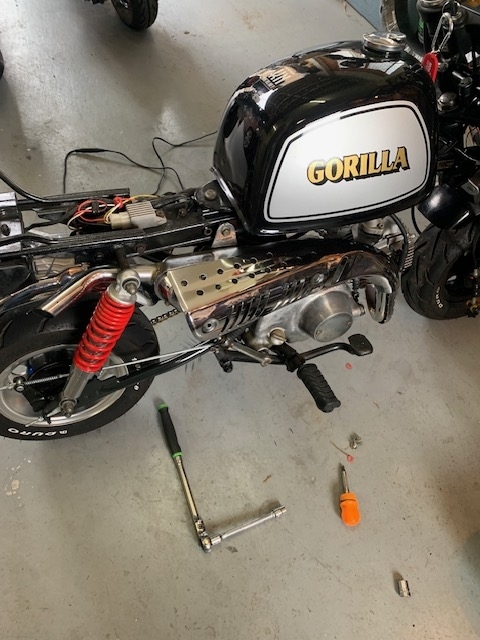 ゴリラ 純正タンクへ付け替え いよいよ売却か⁈ - 気ままなバイク生活 ゴリラ 純正タンクへ付け替え いよいよ売却か⁈ - 気ままなバイク生活