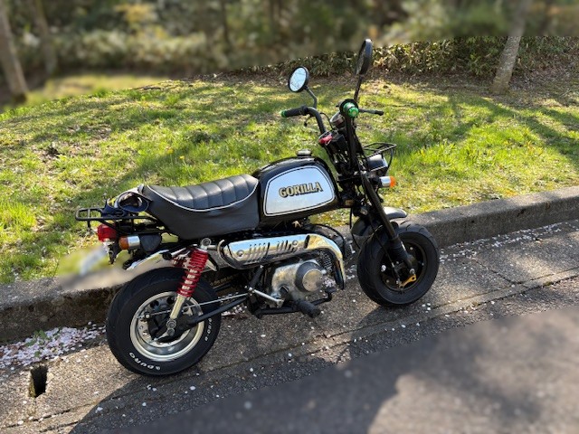 ゴリラ フロントフォークにガタ！ （応急修理偏） - 気ままなﾊﾞｲｸ生活