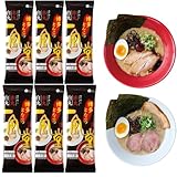 【王道&ピリ辛の食べ比べ】 一風堂 博多・絹ごしとんこつラーメン白丸・赤丸(2人前・乾麺タイプ) 6セッ...