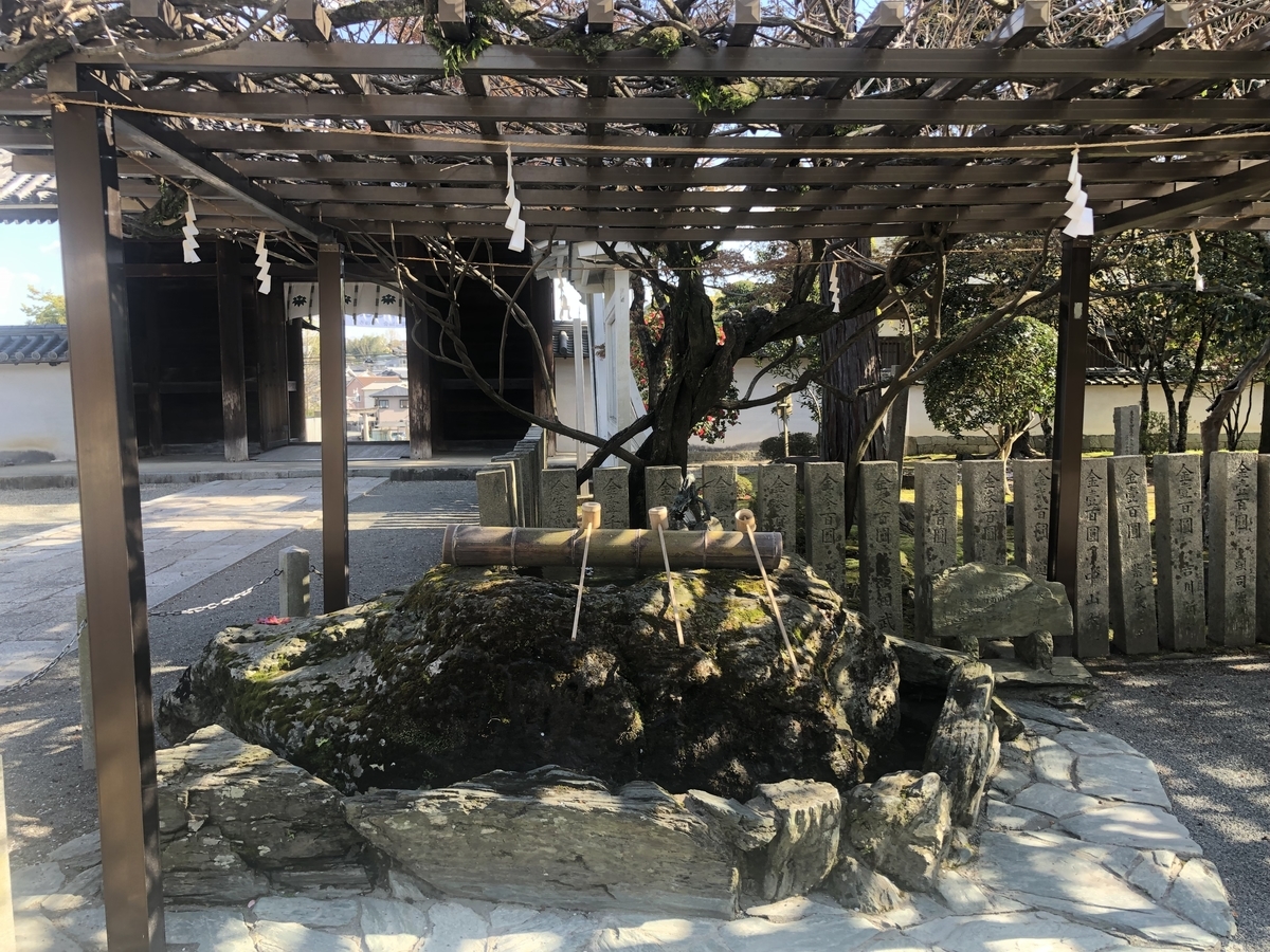 多田神社 手水舎