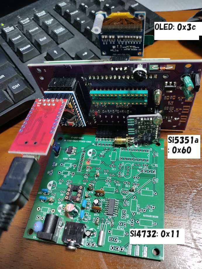 i2cアドレススキャンスケッチ(バッテリー動作）作ってみました