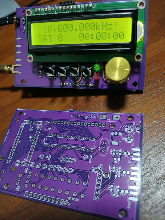 2hp Vfo Module Prototype of VFO that calibrates frequency using GPS data (using R909 ...