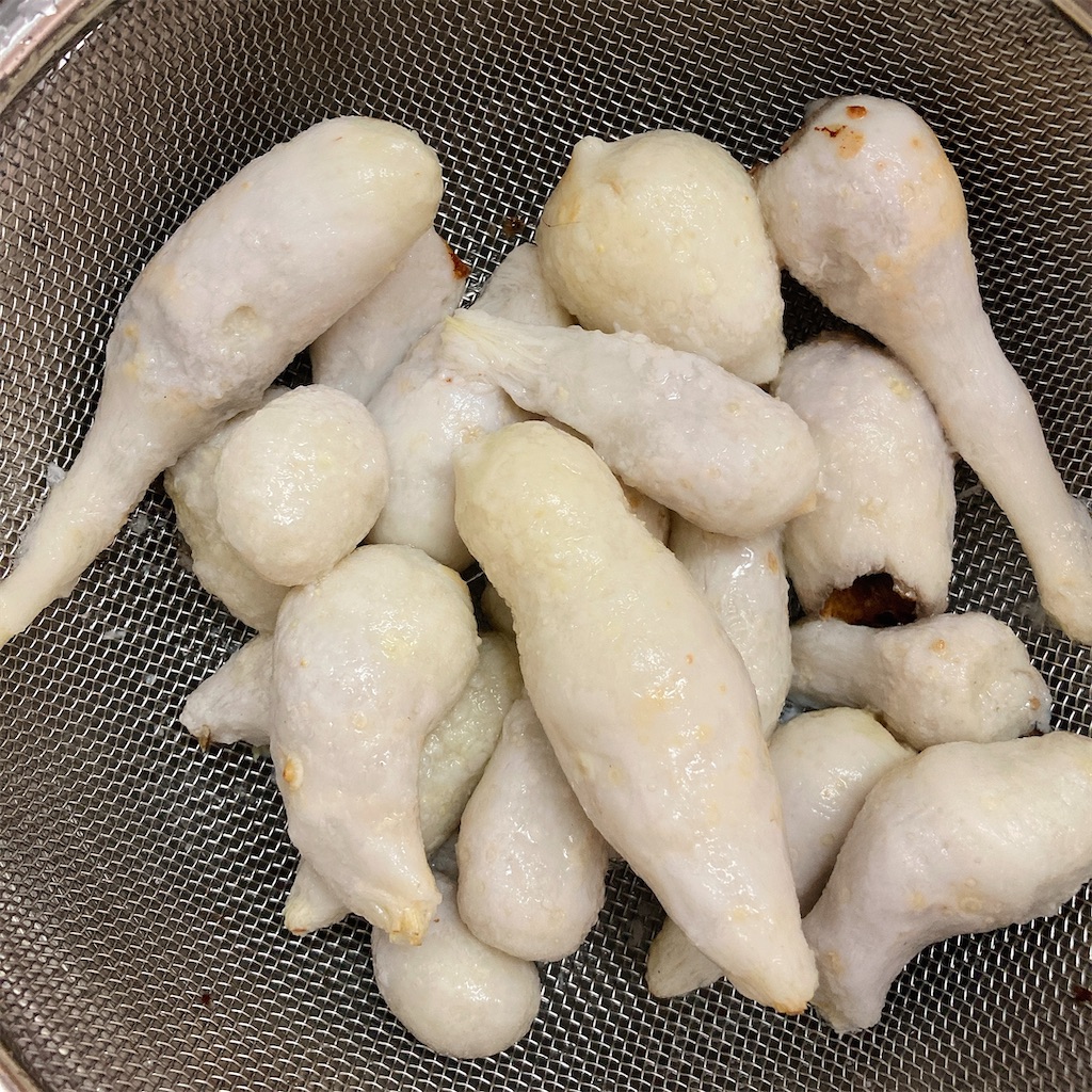 海老芋が美味しすぎる 里芋の皮は で剥こう のびのび生きる
