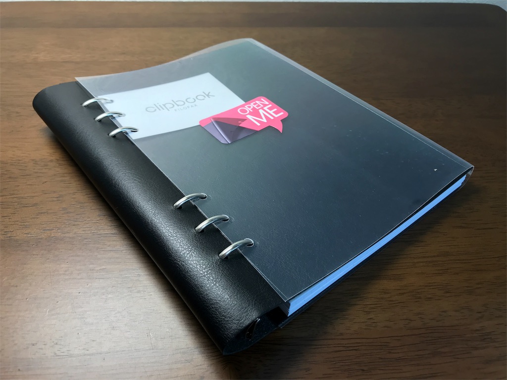動画あり 360度パタンと開く ノートなシステム手帳 Filofax Clipbook クリップブック 商品レビュー はたらく 暮らす 整える