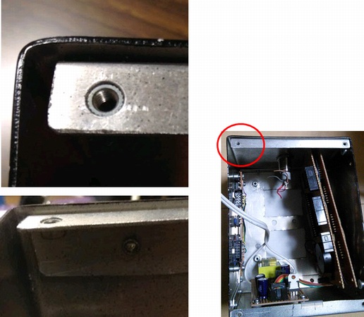 埋め込みナットの写真