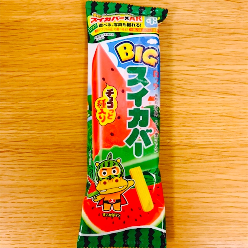 ロッテ Bigスイカバー コンビニ アイスを食べよう
