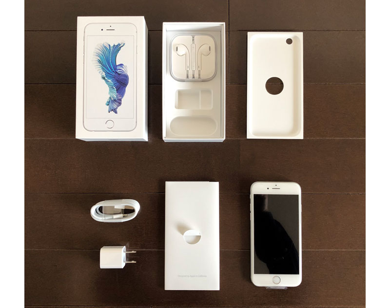 LINEモバイルから届いたiPhone6s 中身