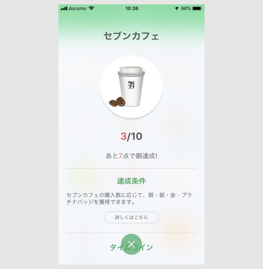 コーヒーのバッジ